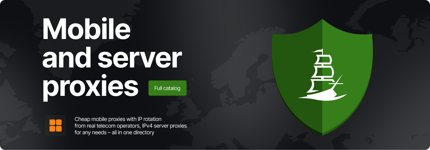 Cheap mobile and server proxies
