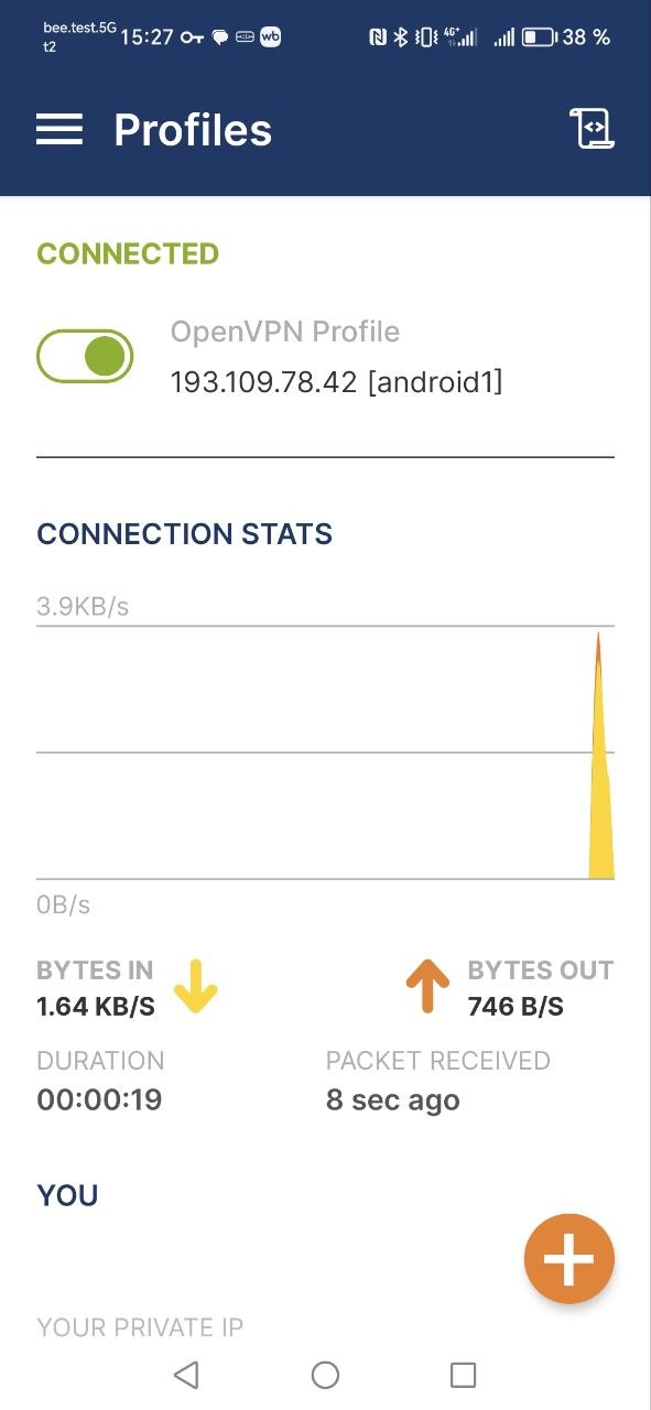 Импорт ovpn профиля в приложение OpenVPN Connect на Android