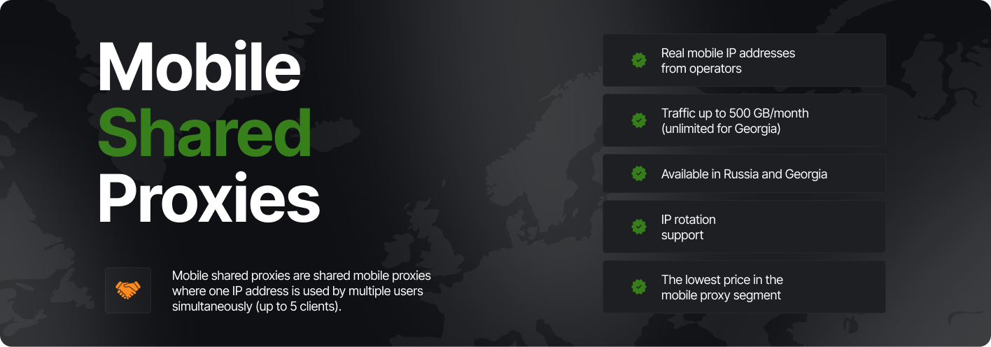Buy shared mobile proxies
